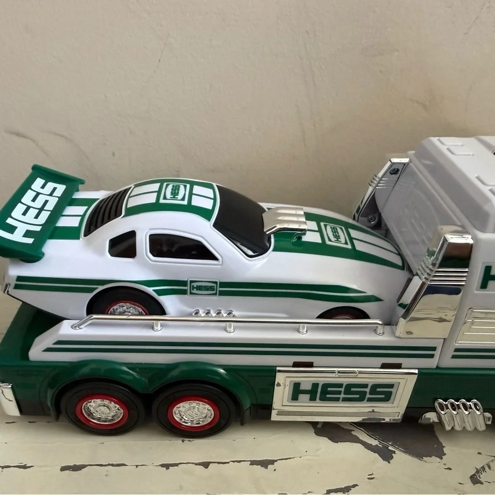 HESS 2016 Toy Truck and Dragster Pre-Owned in Box